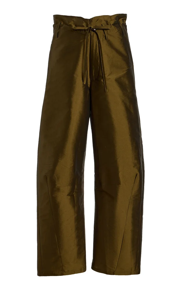 Techno Taffeta Barrel Pants
