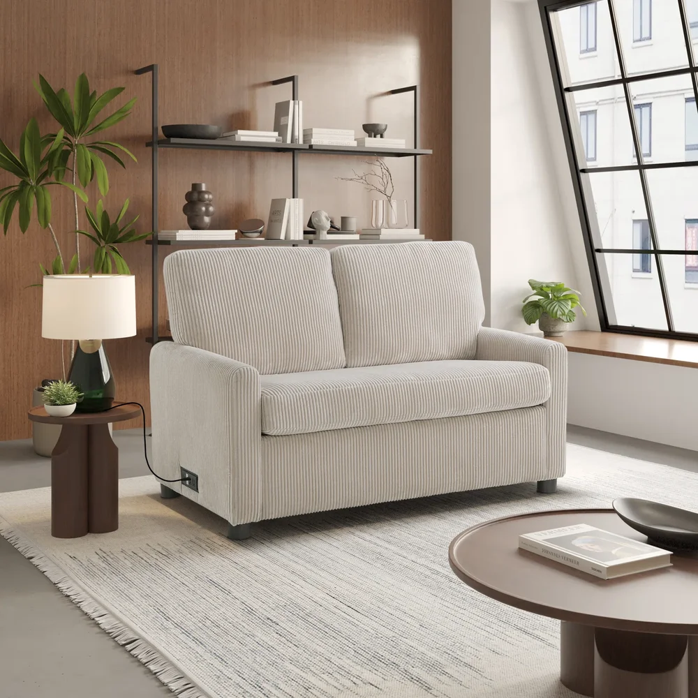Serta Damon Convertible Loveseat with Twin Sleeper