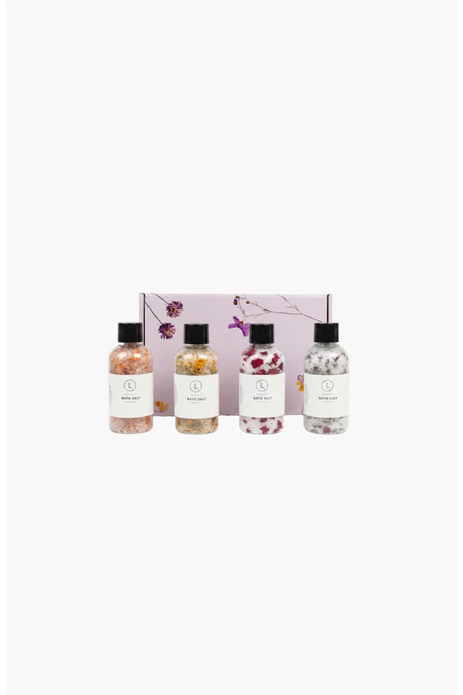 Luxurious Natural Bath Salts Discovery Set