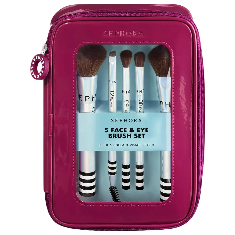 5 Piece Face & Eye Brush Set