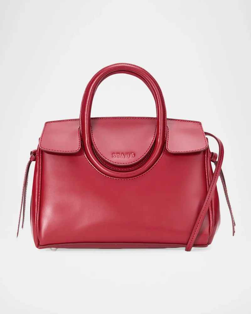 Maude Mini Leather Top Handle Bag