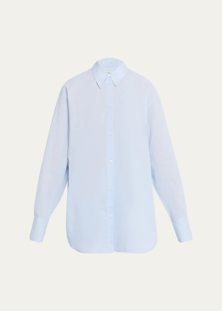 Garderob Oversized Linen-Cotton Shirt