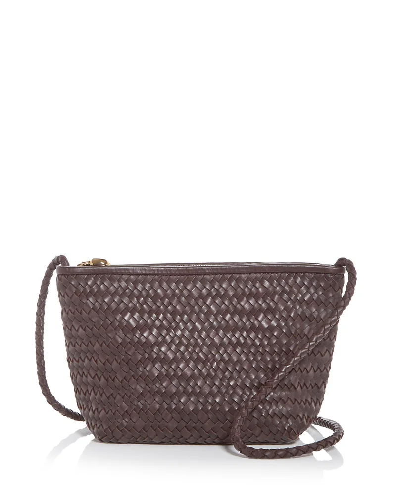Melrose Crossbody - Leather - Tobacco Floral Embossed