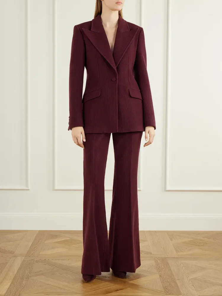 Leiva cashmere and wool-blend blazer