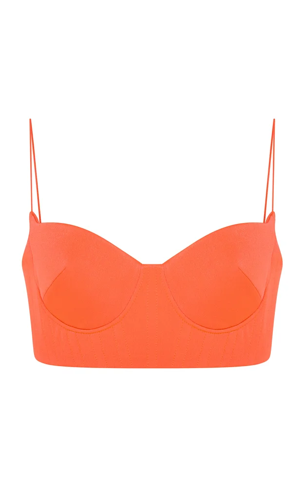 HART satin bustier top