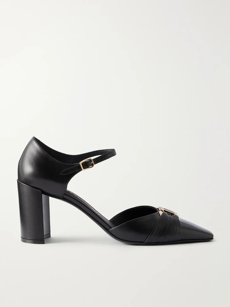 Migea 70 buckle-detailed leather pumps