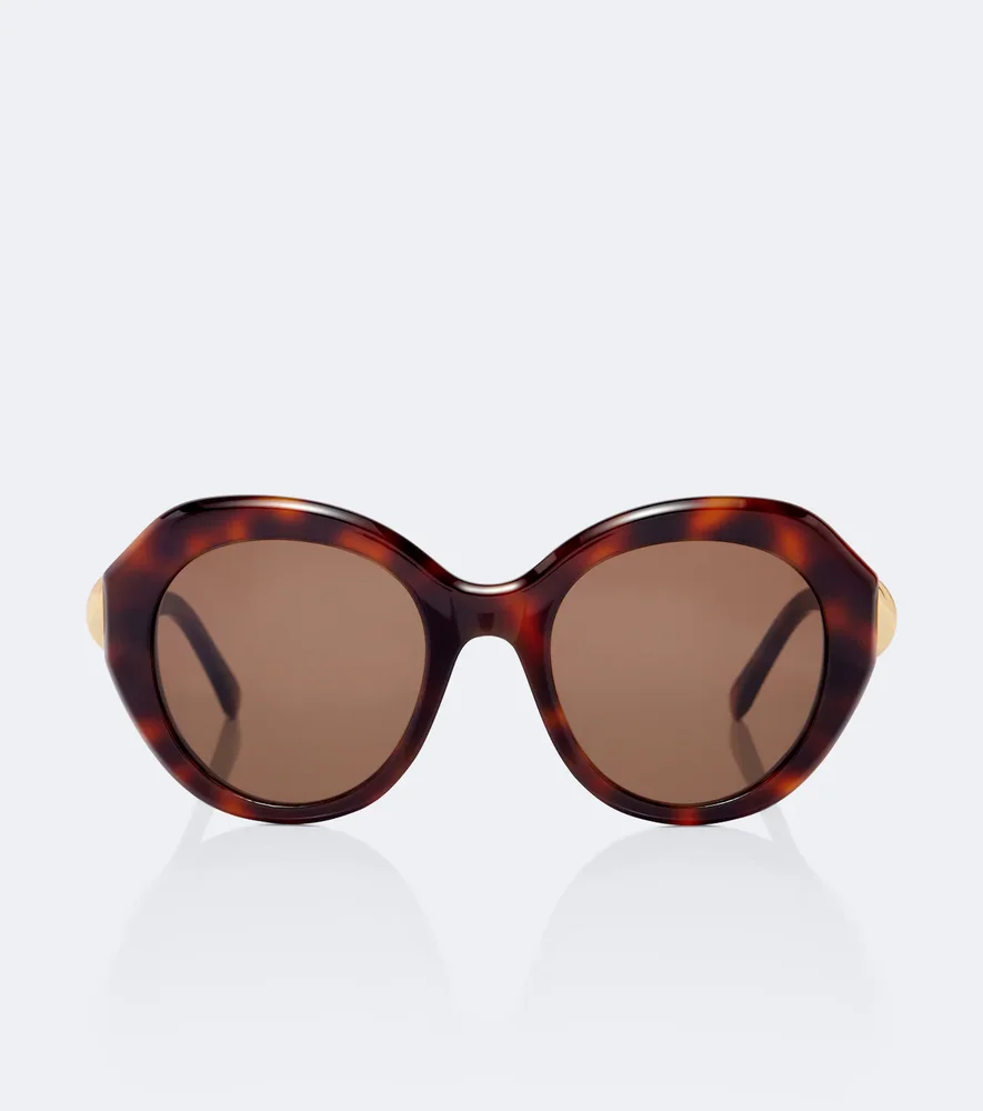 Coil round sunglasses
