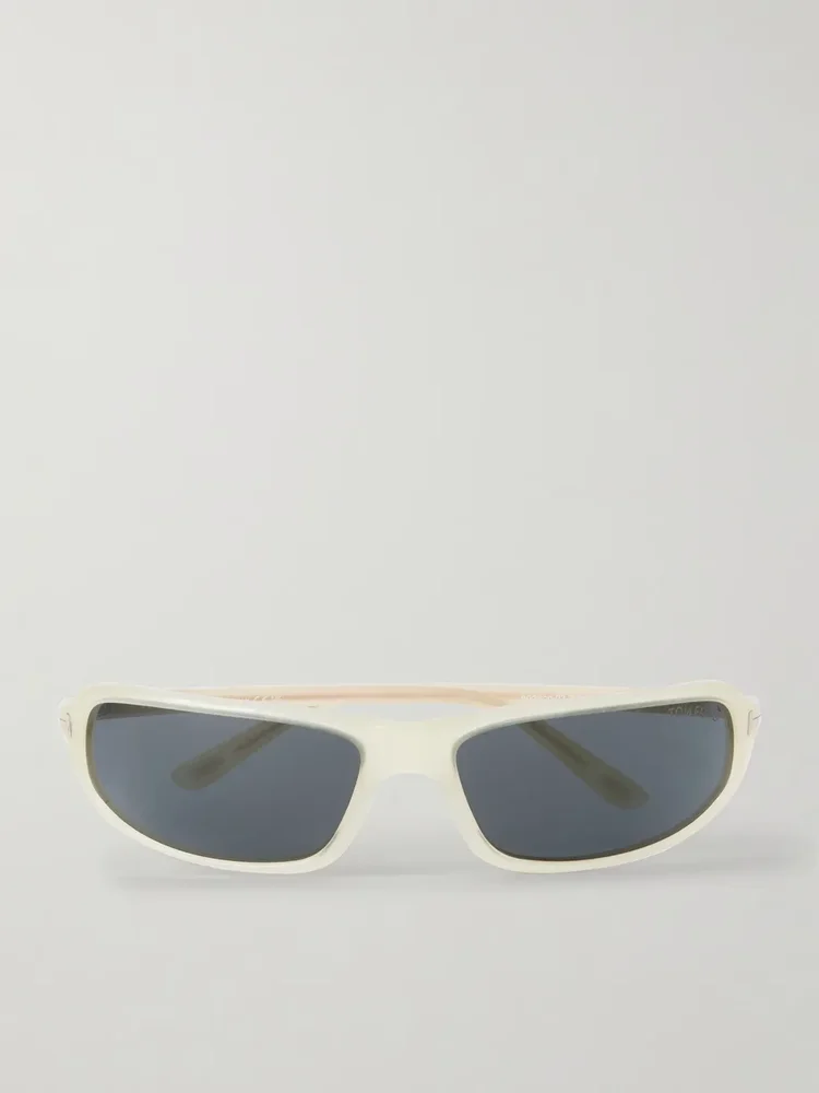 Addison-02 rectangular-frame acetate sunglasses