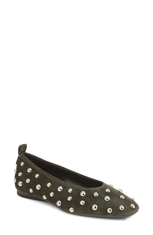 Carla Stud Ballet Flat