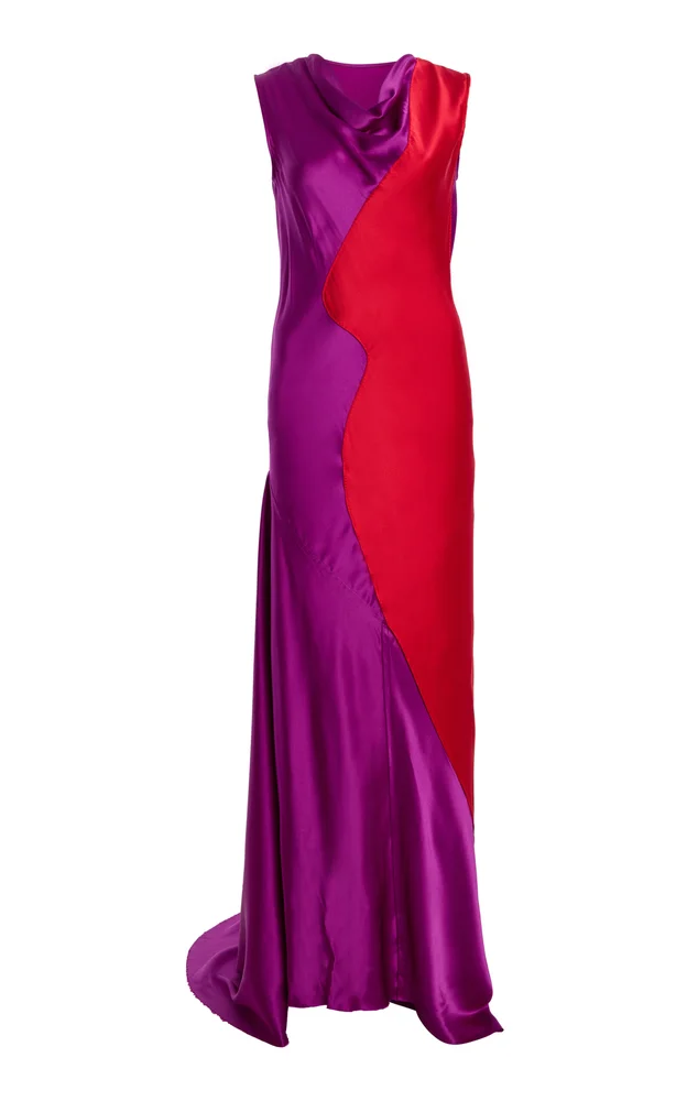 Marian Silk Maxi Dress