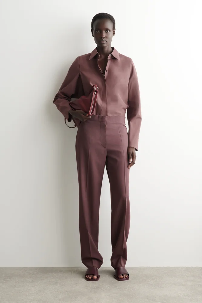 Rounded Cotton-Silk Shirt