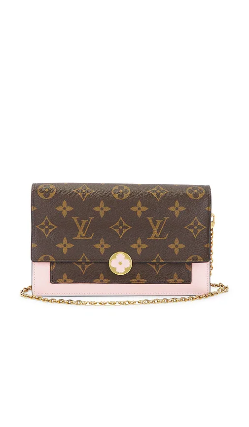 Pre-Owned Monogram Flore Wallet On Chain