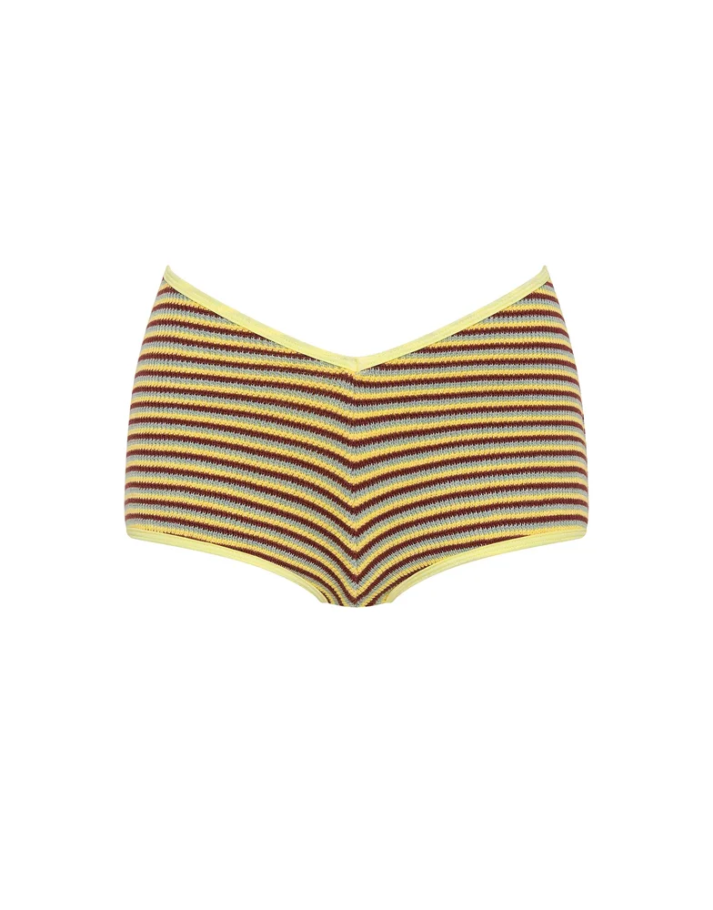 Triangl RICHI - BUTTER CROCHET STRIPE Short
