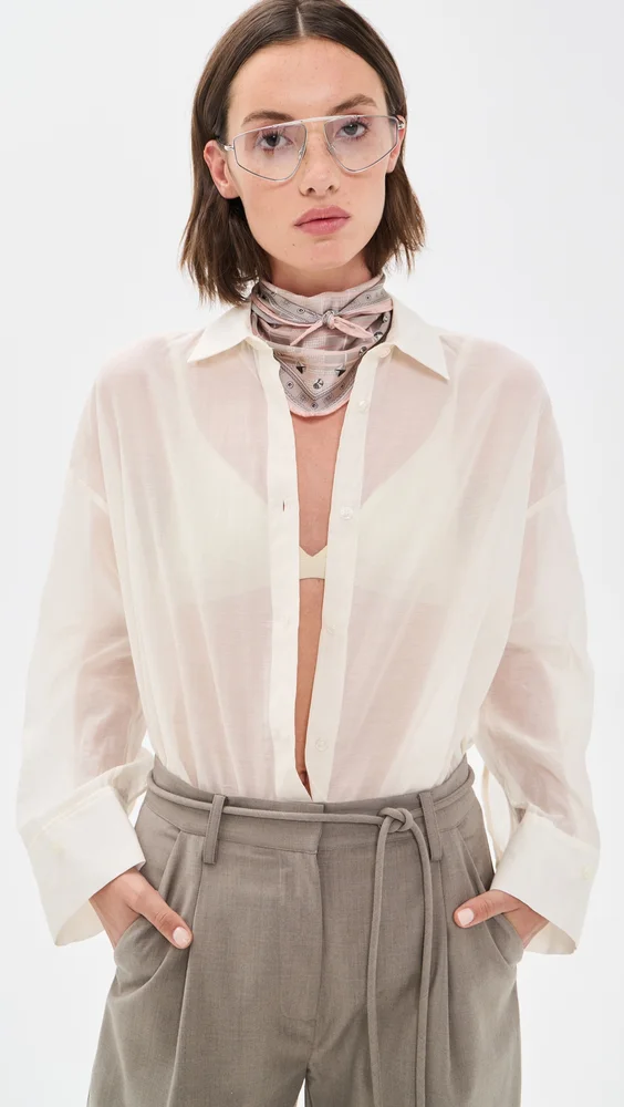 Volta Triangle Check Silk Scarf