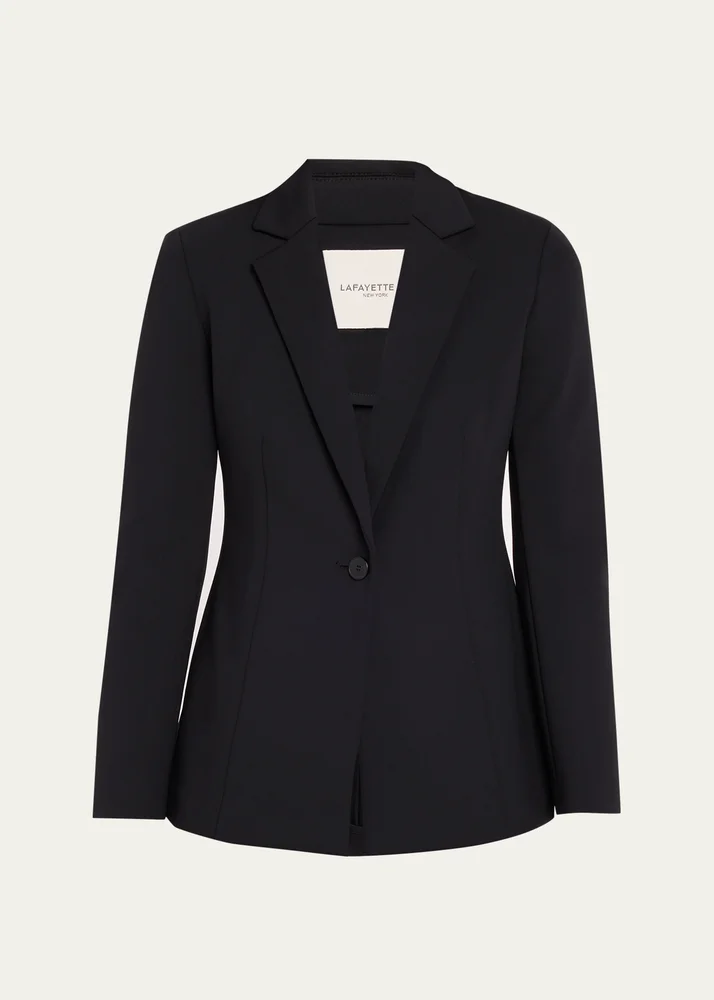 New York Slim Single-Button Blazer