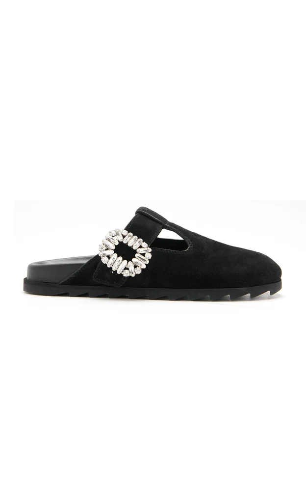 Slidy Viv Suede Mules