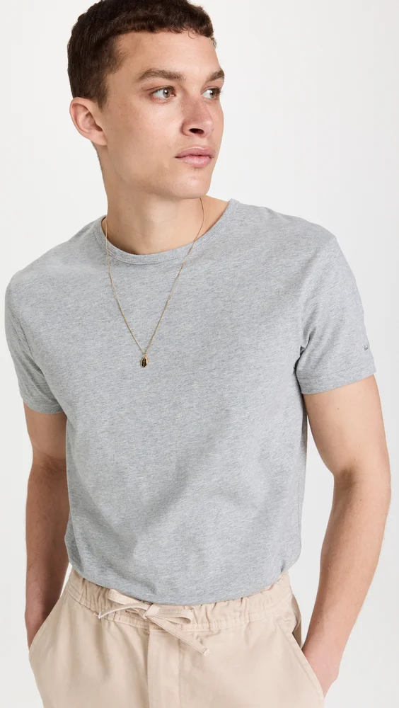 Cotton Logo Lounge T-Shirts 3 Pack (Black/White/Grey)