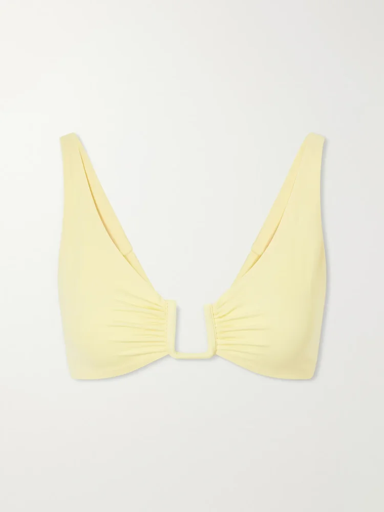 Palma gathered bikini top