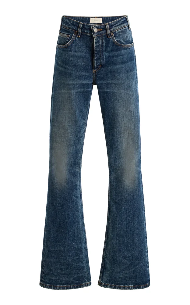 Moda Mid-Rise Straight-Leg Jeans
