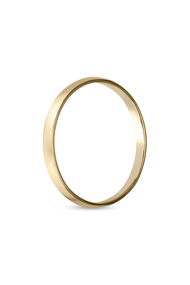 14K Gold Everyday Smooth Band Ring