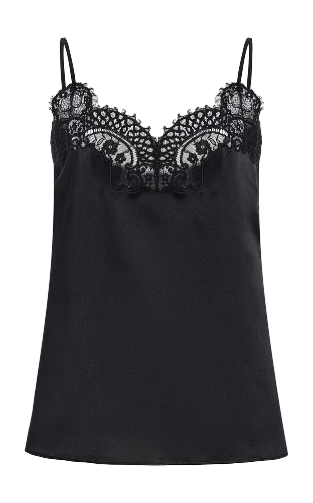 Lace Silk Satin Camisole