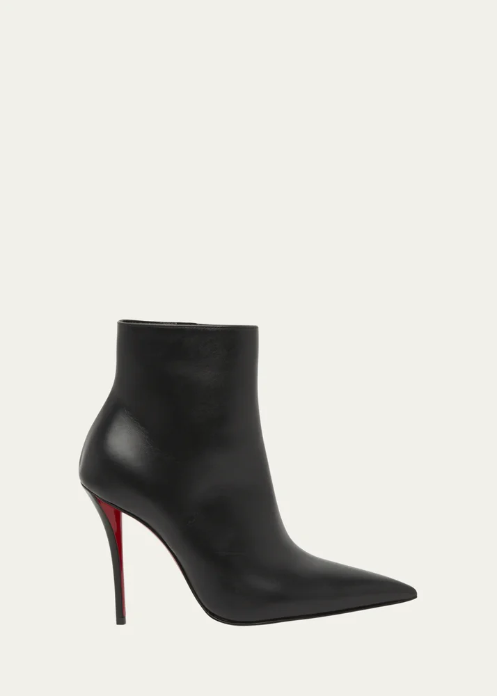 100mm Miss Z Leather Booties