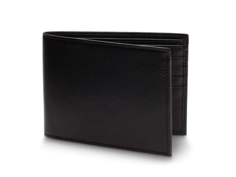 Nappa Vitello Bifold Wallet With Card/ID Flap