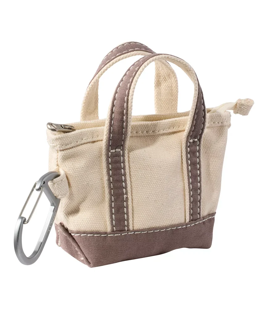Micro Tote Bag, Weathered Oak