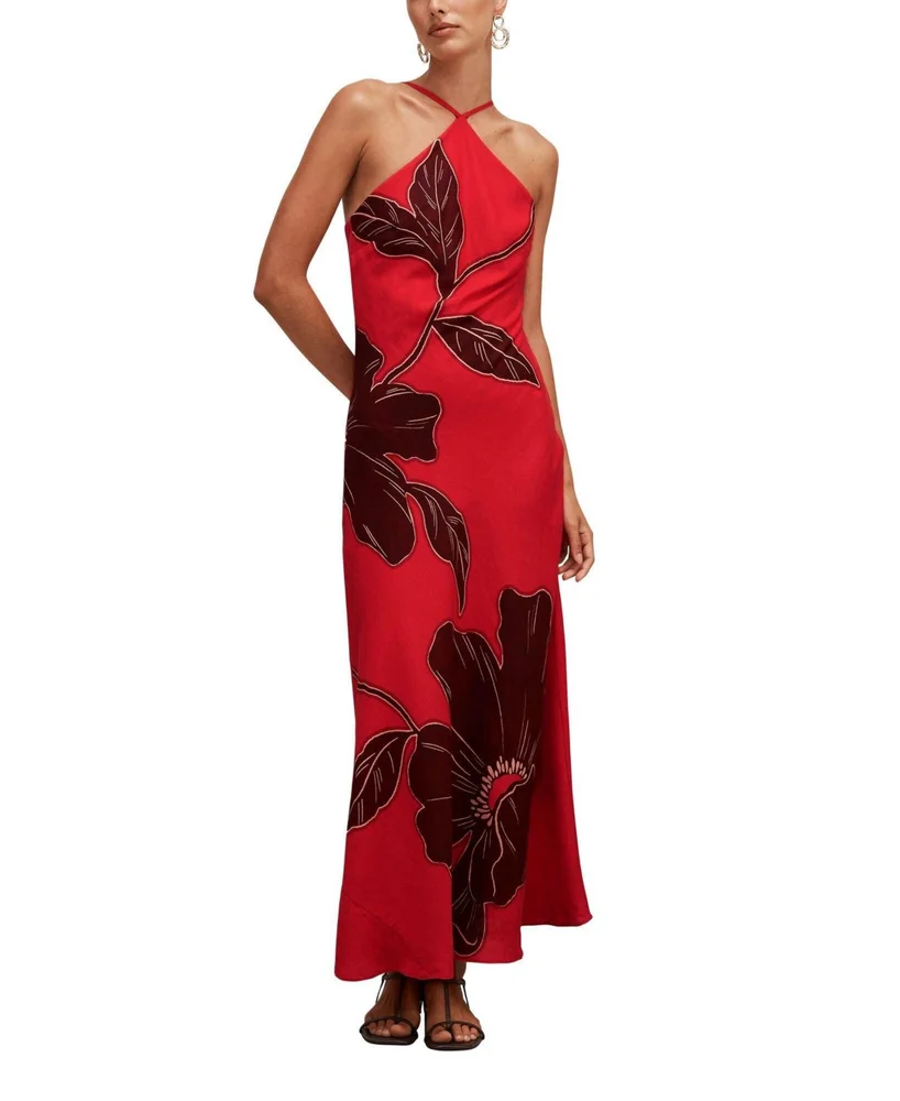 Women's Nova Arrow Neck Maxi Dress