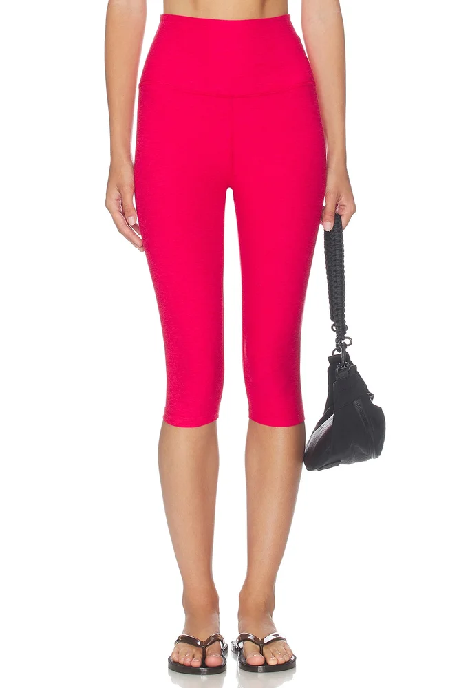 High Waisted Pedal Pusher Legging