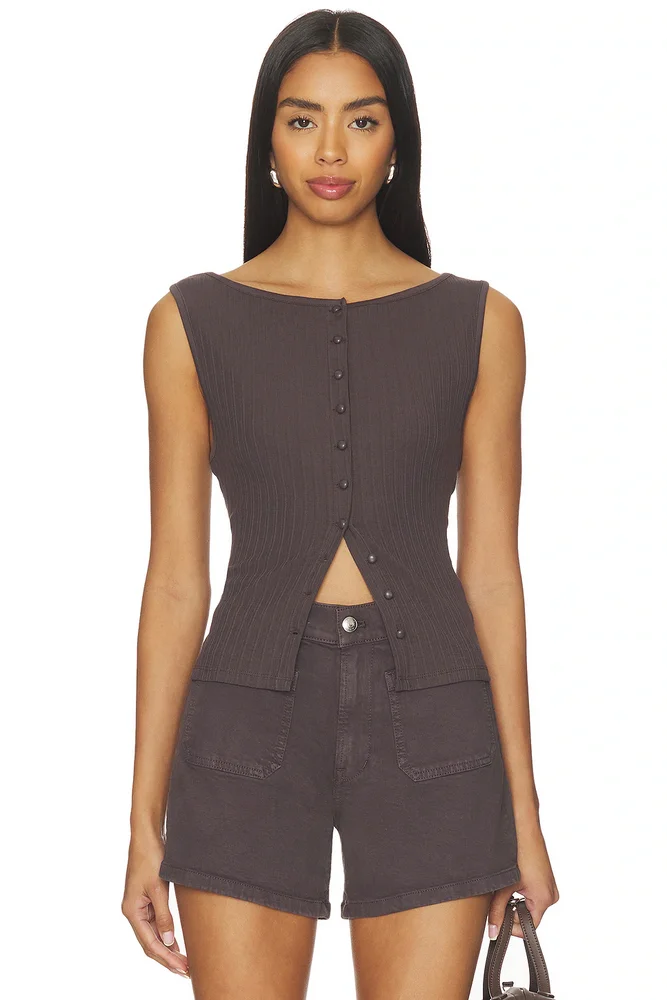 Textured Vest Top