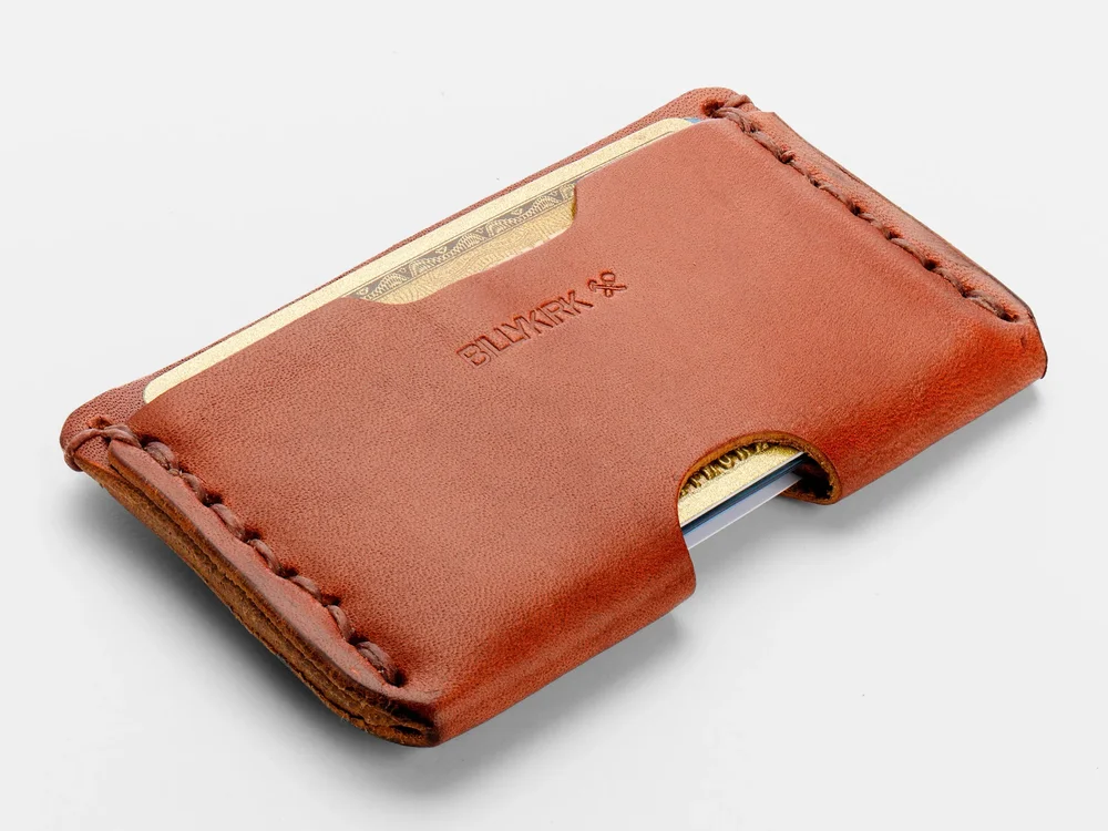 No. 397 Slim Card Case in Tan