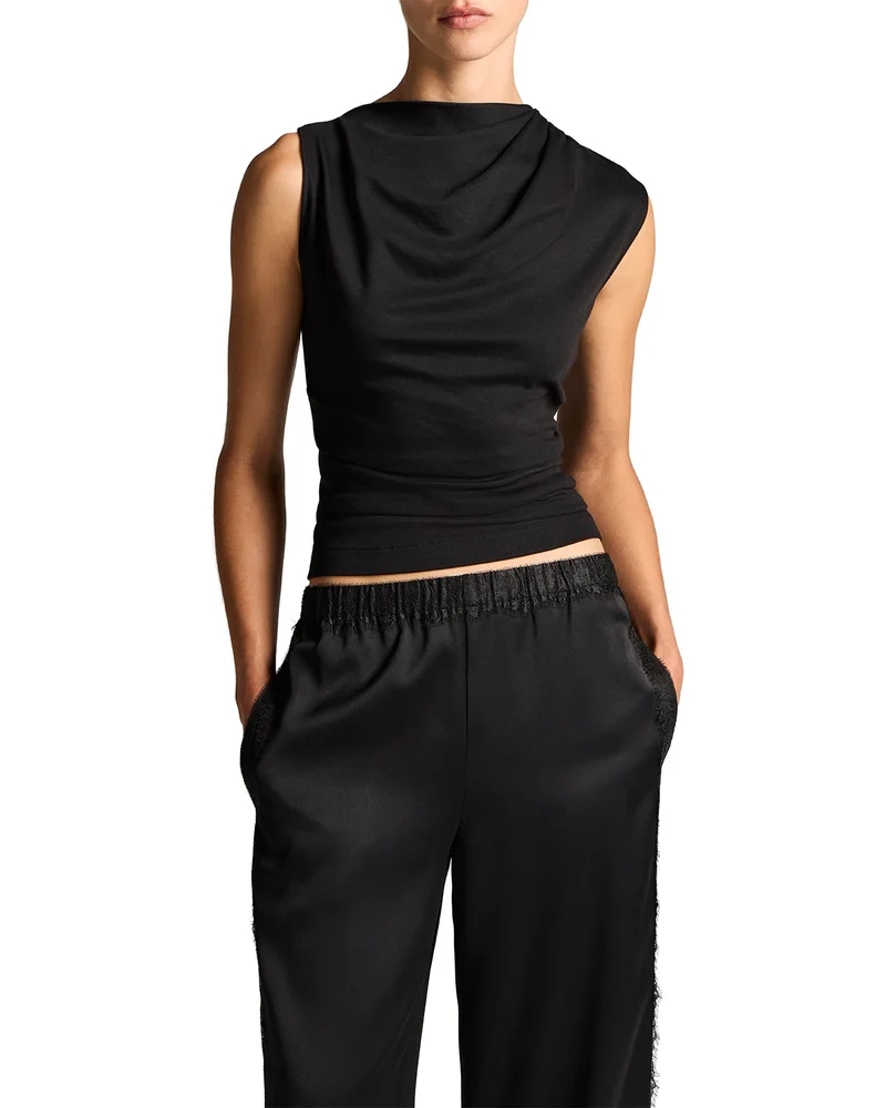 Sleeveless Drape Top