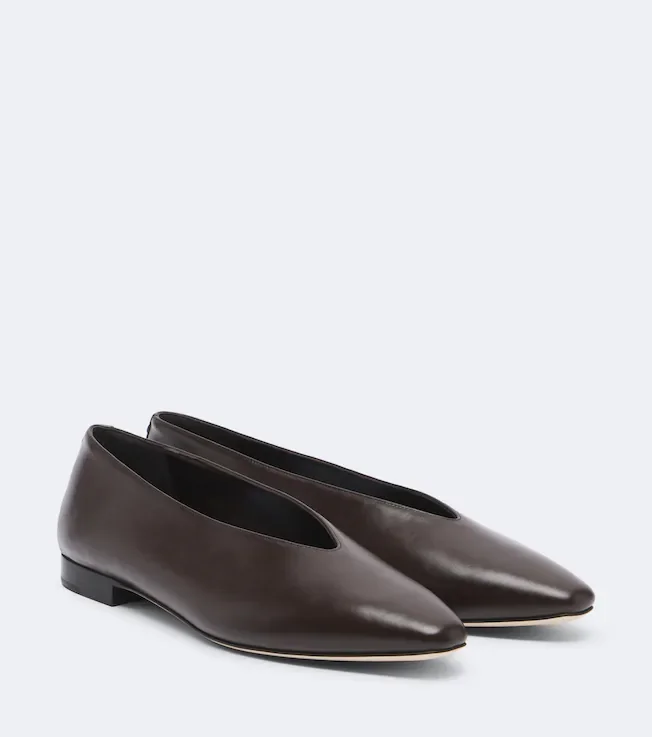 Margot leather ballet flats
