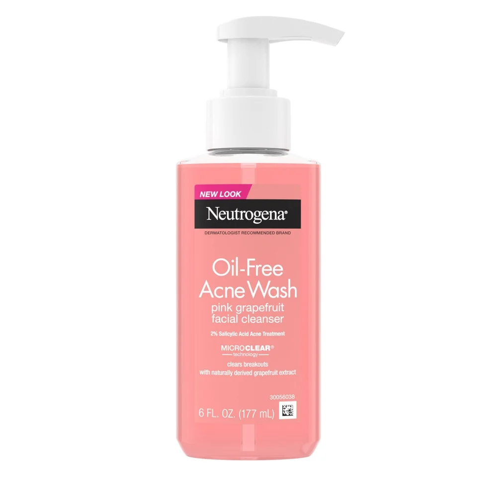 Oil-Free Pink Grapefruit Acne Facial Cleanser