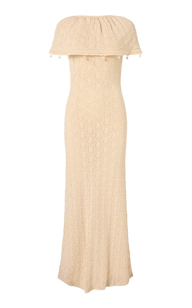 Miriam Cotton-Blend Maxi Dress