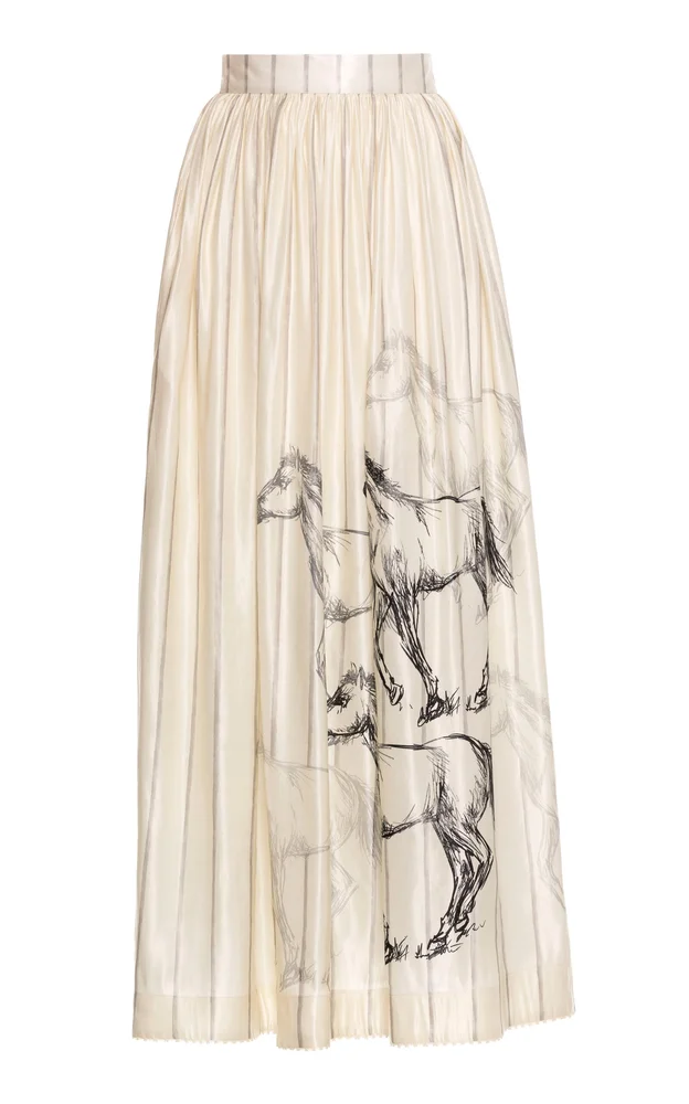 Tangelo Arena Cotton Skirt