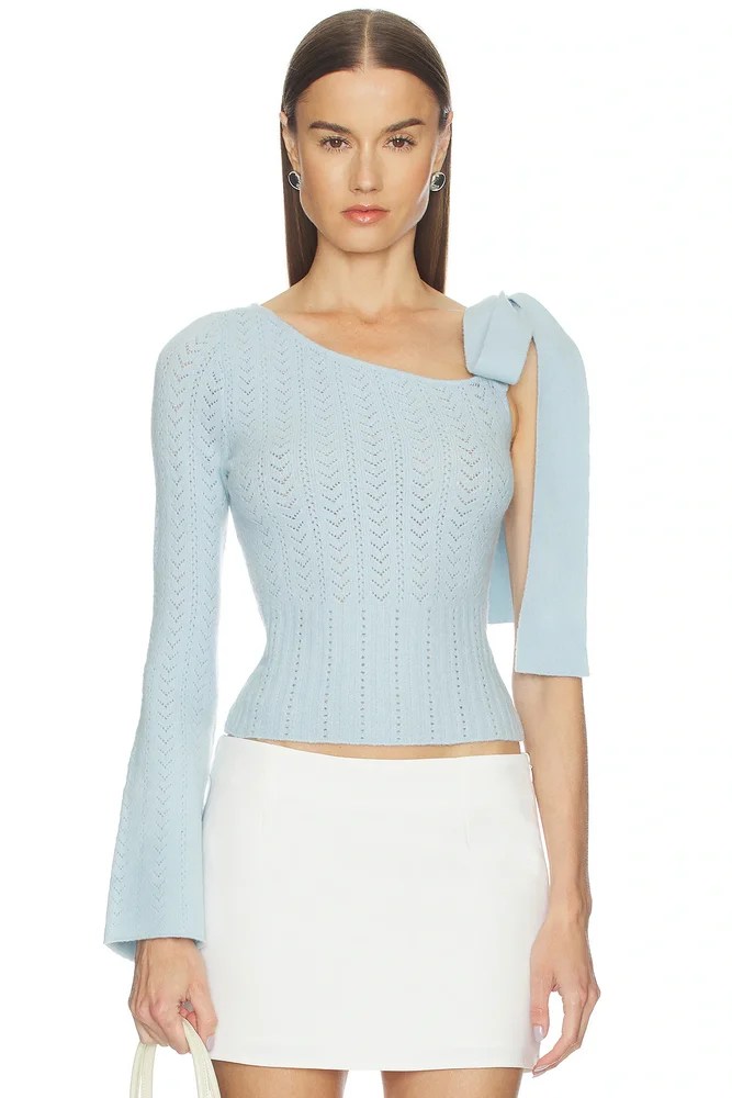 Belle Bow Tie Sweater