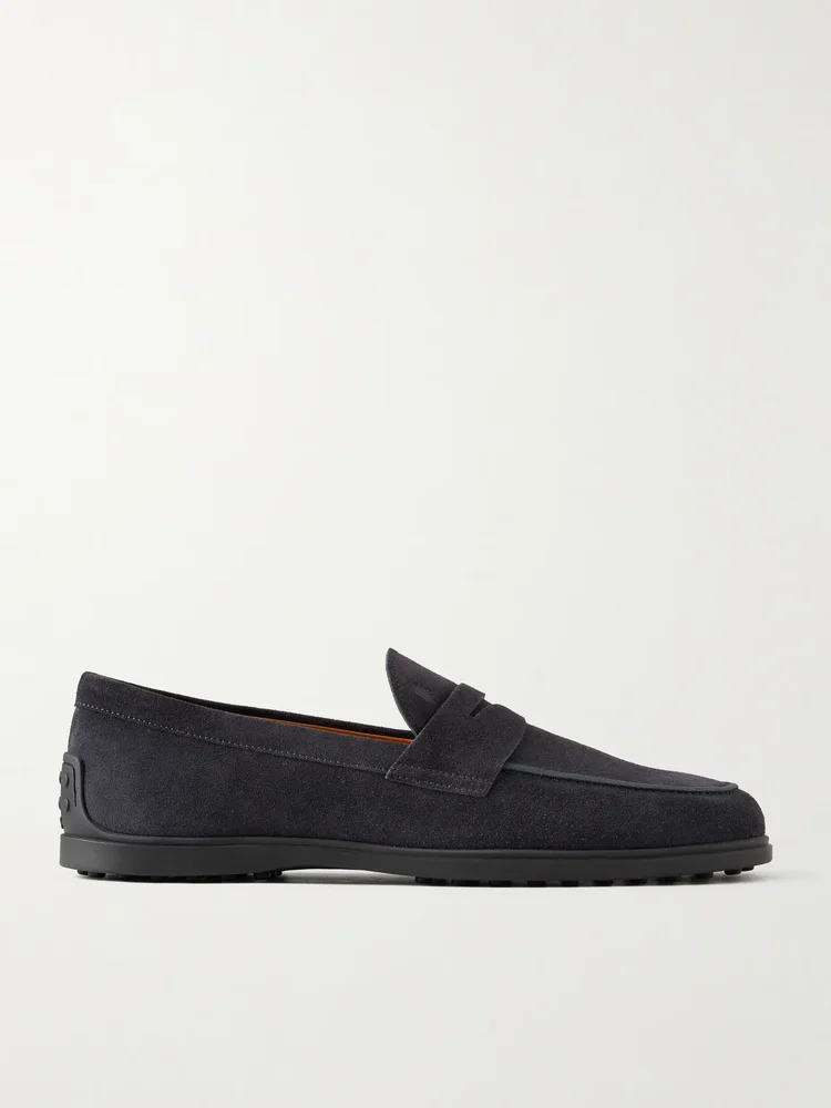 Suede Penny Loafers