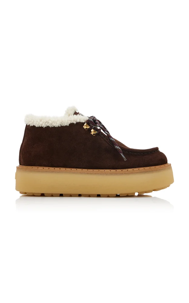 Shearling Chukka Boots