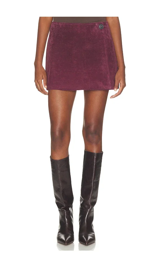 Suede Skirt