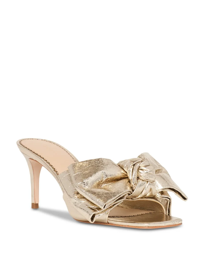 Felicity Metallic Bow Slides