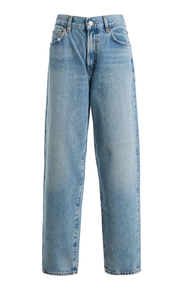 The Taper Rigid Mid-Rise Wide-Leg Jeans