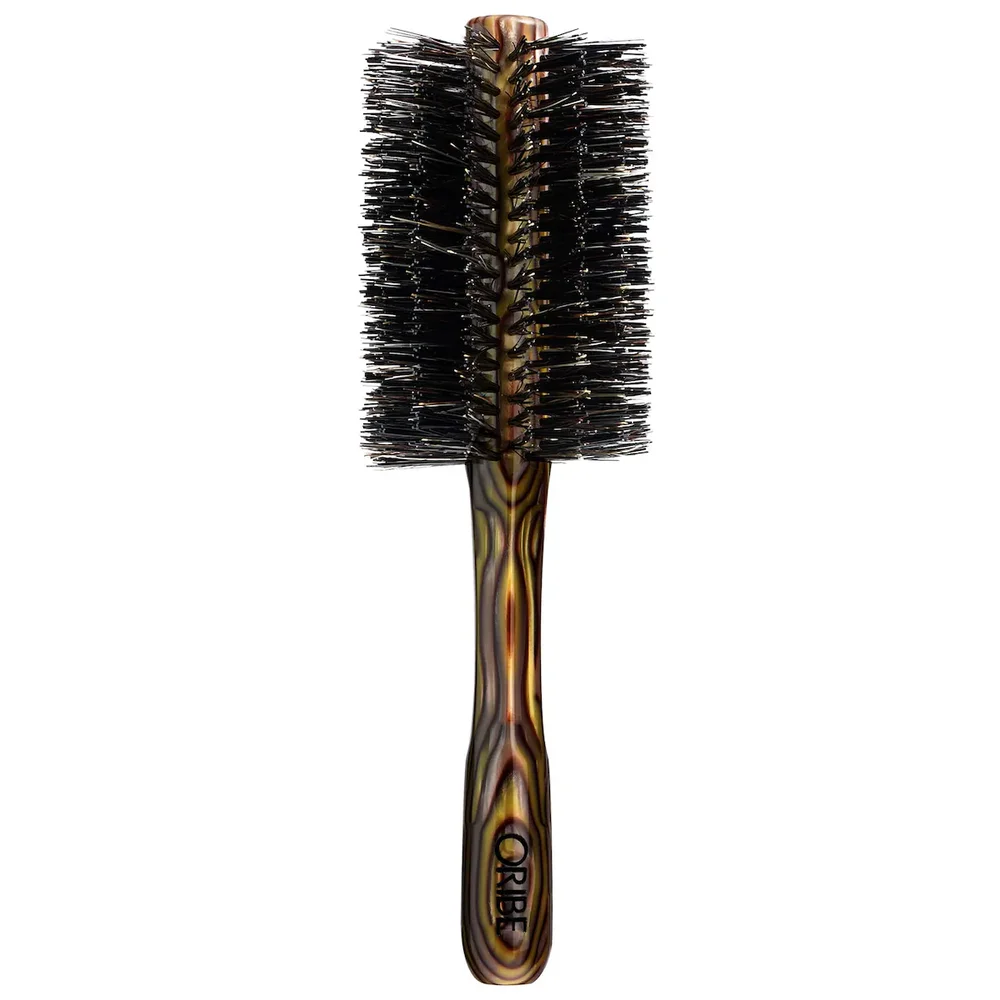 Large Round Boar Bristle Hair Brush