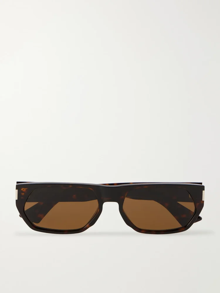 SL 898 squared-frame tortoiseshell acetate sunglasses
