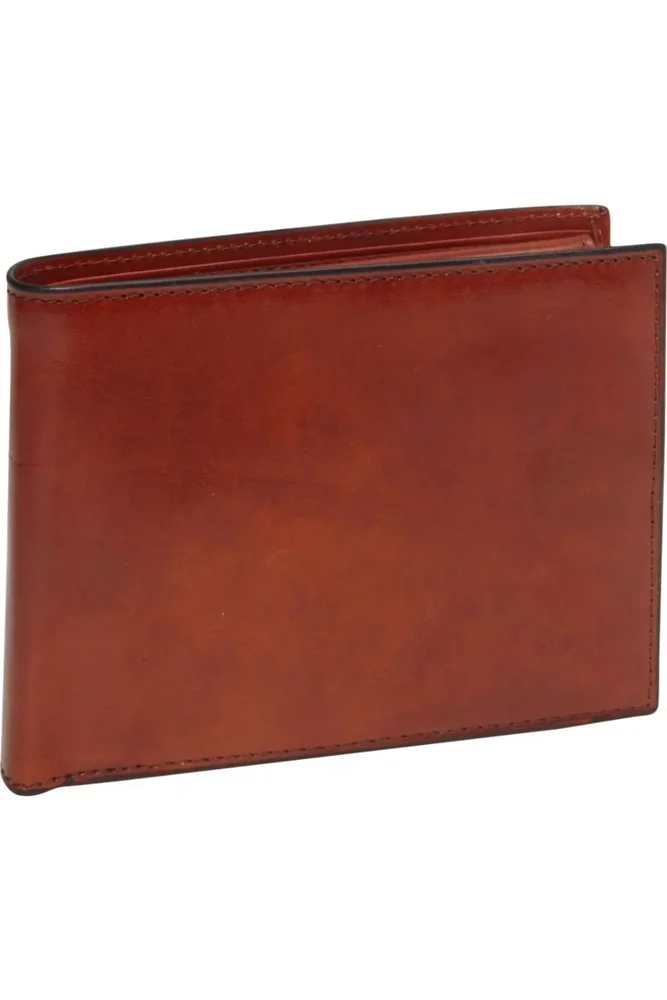 Old Leather Credit Card Wallet With ID Passcase