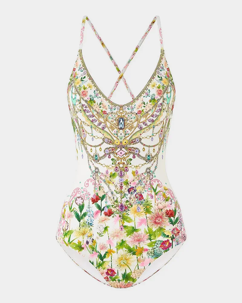 The Call of Catalonia Scoop-Neck One-Piece Swimsuit