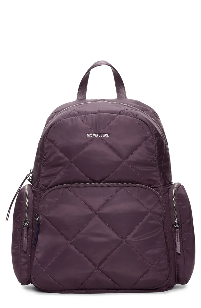 Madison Quilted Nylon Backpack