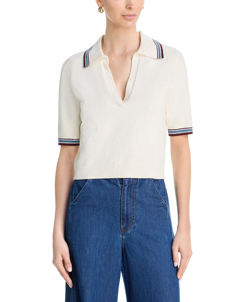 Quinelle Knit Polo Top