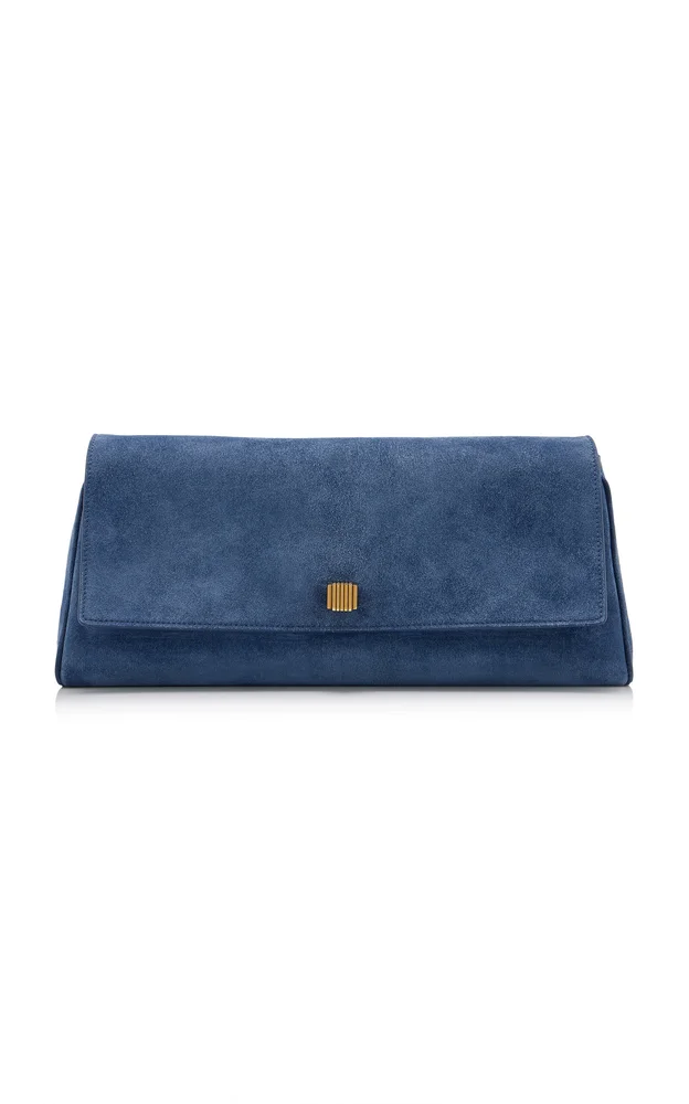 Audrey Suede Clutch